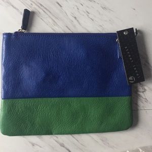 Cute Blue/Green Multicolor Clutch/Crossbody Bag